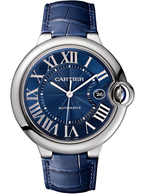 ballon bleu de cartier watch 42 mm steel|cartier ballon bleu 42mm diamond.